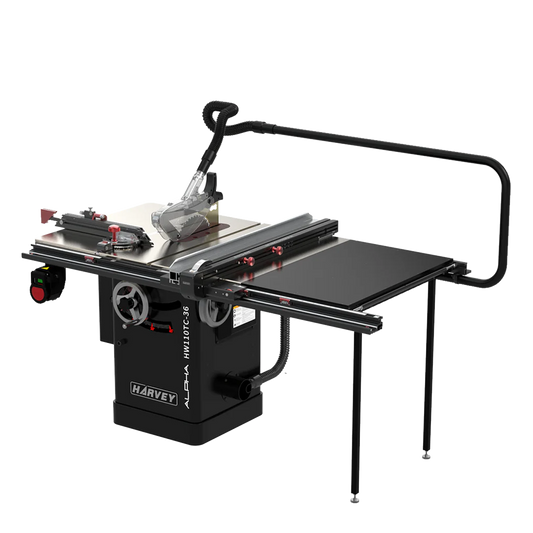 ALPHA HW110TC-36Pro & 52Pro 10" 3HP Stain-less Cabinet Saw