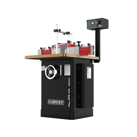 ALPHA HW303 3HP Deluxe Wood Shaper - Harvey Woodworking